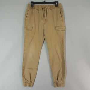 Bullhead denim Co cargo jogger pants men's small brown Flex‎ stretch